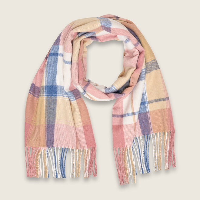 Check shawl ( roze )