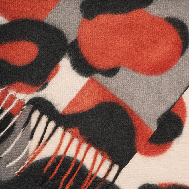 Animals shawl ( gray )