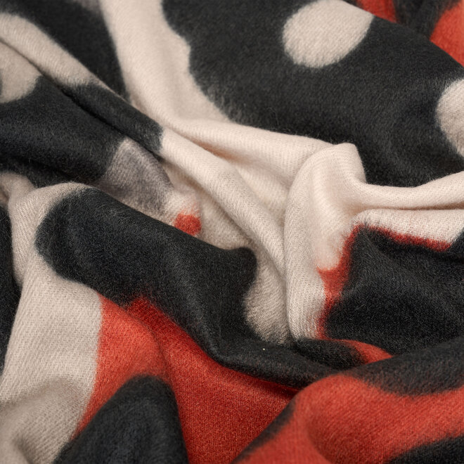 Animals shawl ( gray )