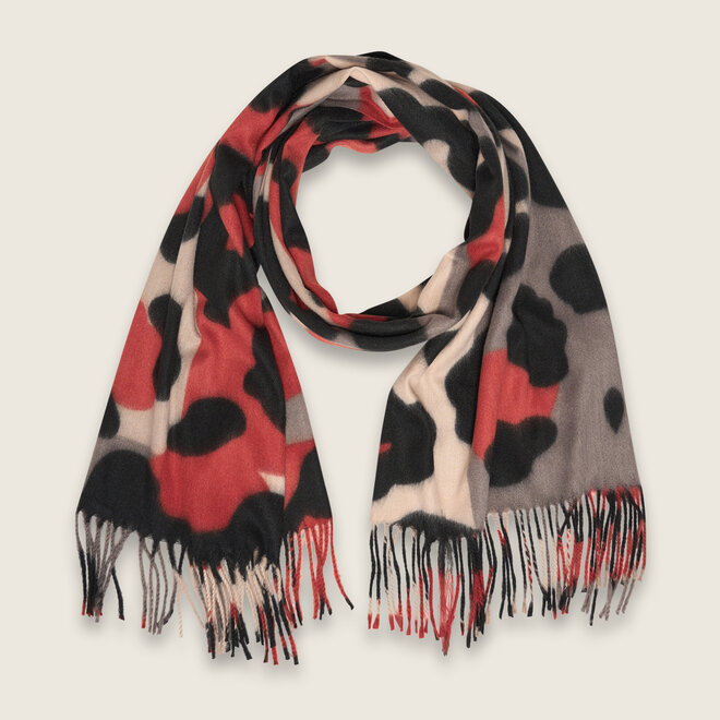 Animals shawl ( gray )