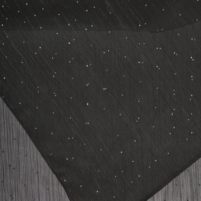 Christmas shawl ( black )