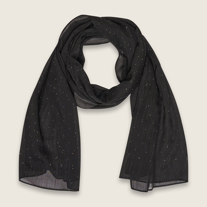 Christmas shawl ( black )
