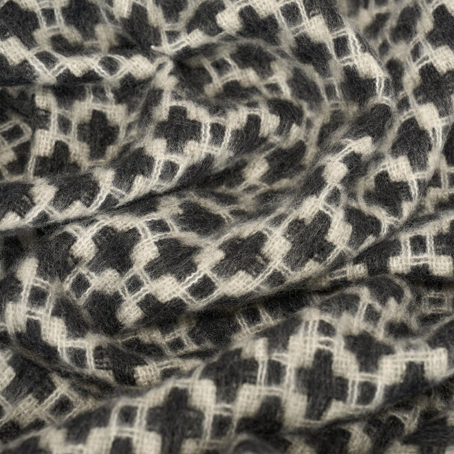 Boucle shawl ( black )