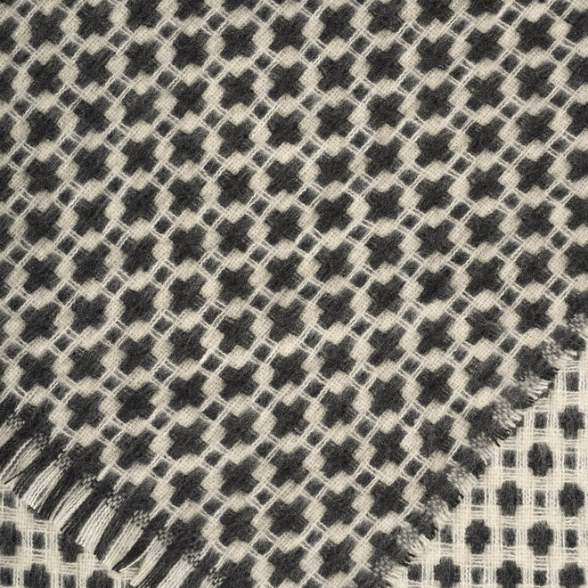 Boucle shawl ( black )