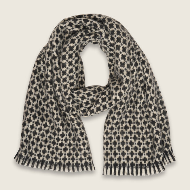 Boucle shawl ( black )