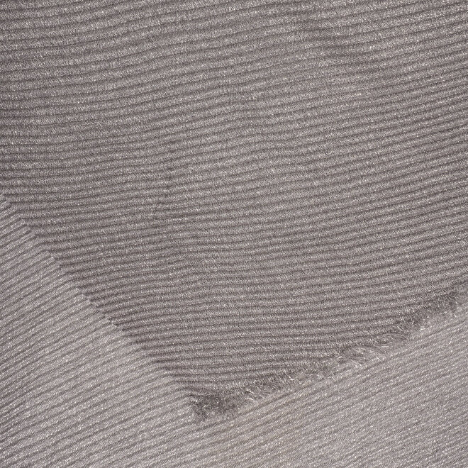 Plisse shawl ( dark grey )