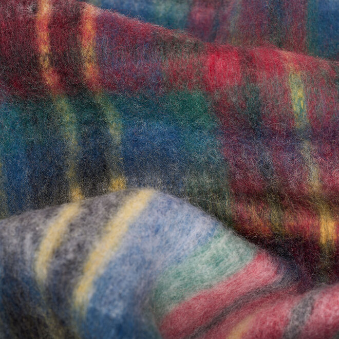 Checkered shawl ( multicolour )