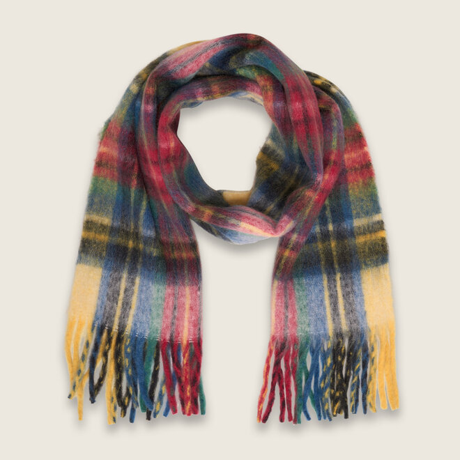 Checkered shawl ( multicolour )