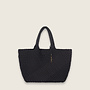 Neopreen woven shopper S ( zwarte )