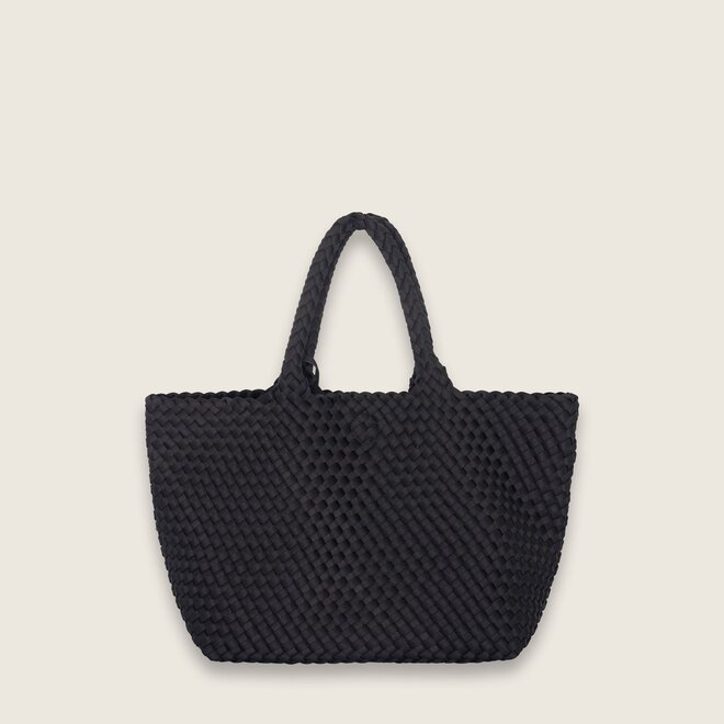 Neopreen woven shopper L ( zwarte )