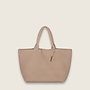 Neopreen woven shopper L ( taupe )