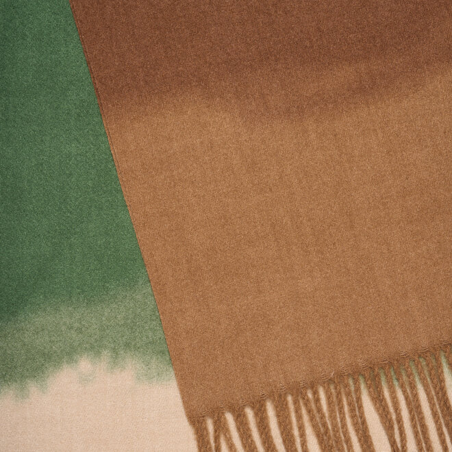 Degrade shawl ( khaki )