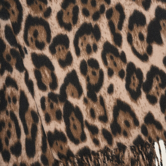 Panterprint shawl ( camel )