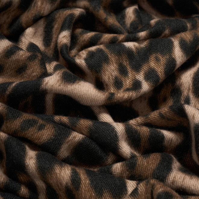 Panterprint shawl ( camel )