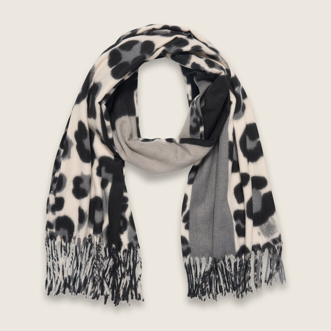 Patchwork shawl ( gray )