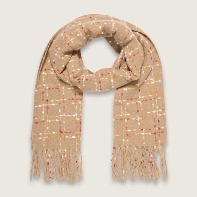 Tweed shawl ( camel )