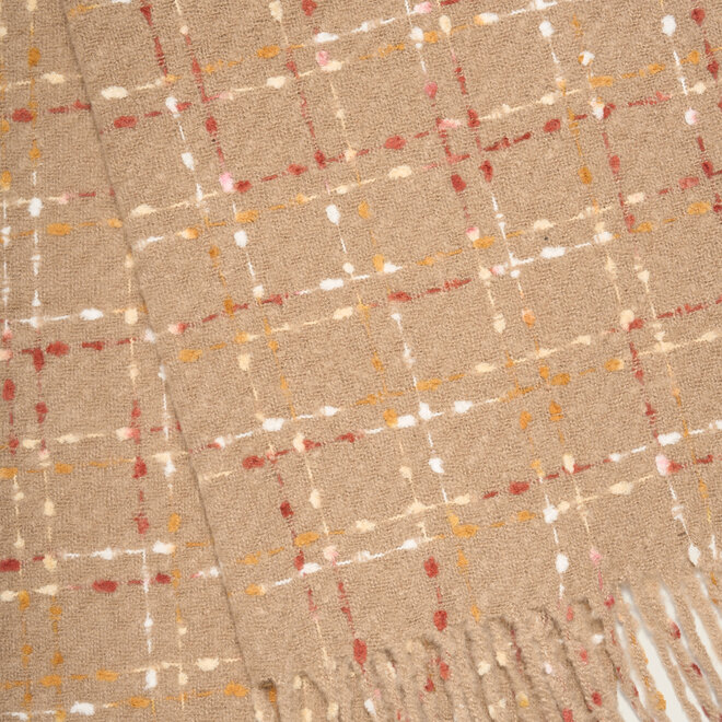 Tweed shawl ( camel )