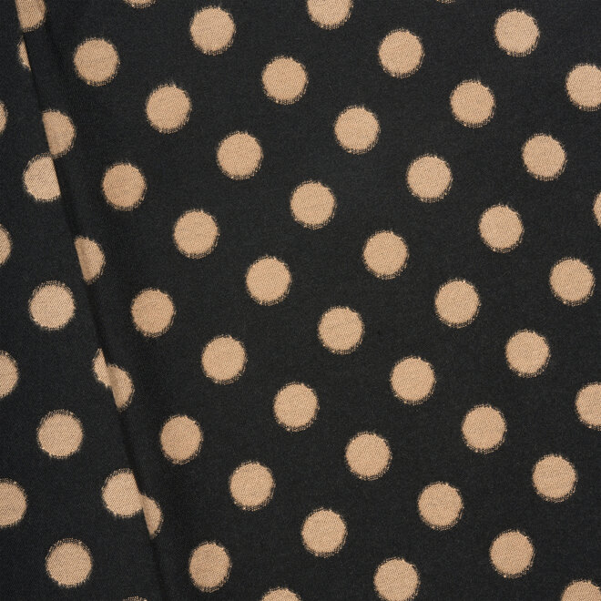 Dot shawl ( black )