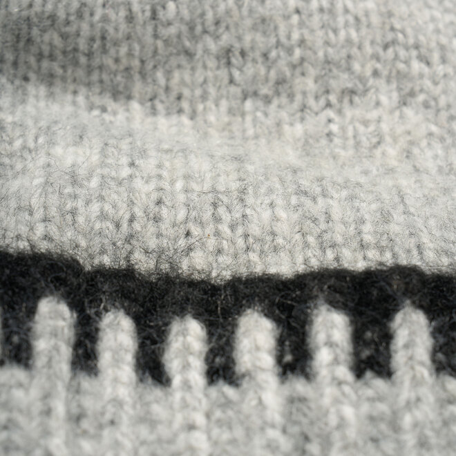 Knitted beanie ( gray mele )