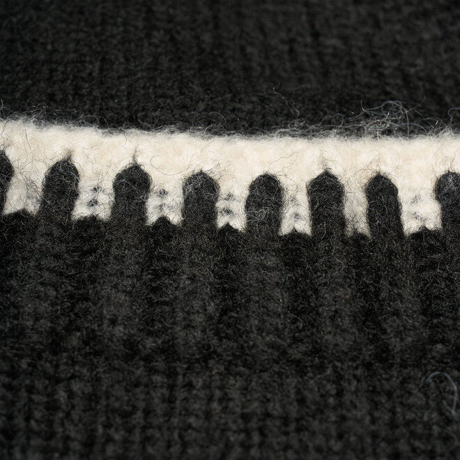 Knitted beanie ( black )