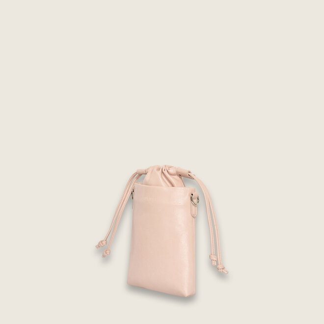 Crinkle mobile pocket (Pastel pink)