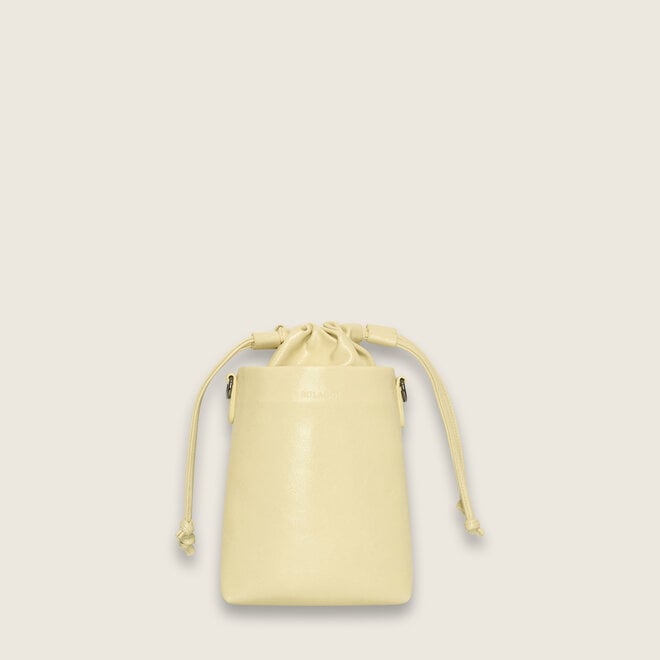 Crinkle mobile pocket (Light yellow)