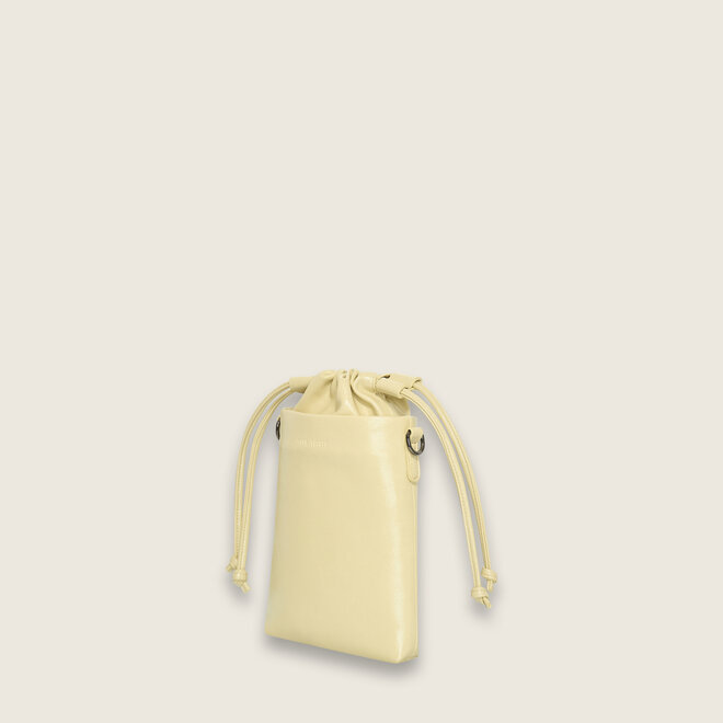 Crinkle mobile pocket (Light yellow)