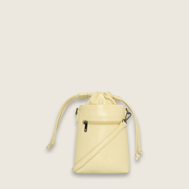 Crinkle mobile pocket ( Licht geel )