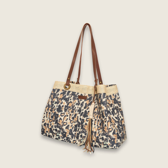 Sunny Leo shopper ( Creme )