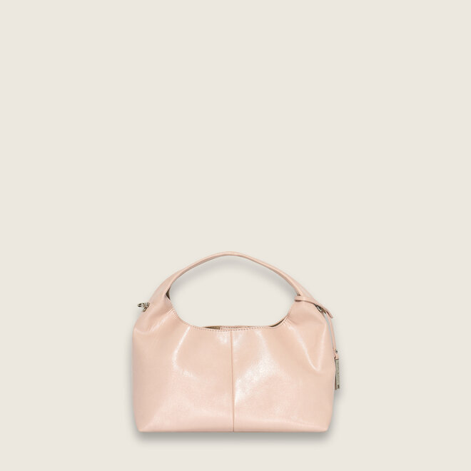 Crinkle hobo handbag ( Pastel roze )
