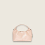 Crinkle hobo handbag ( Pastel roze )