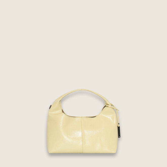 Crinkle hobo handbag ( Licht geel )