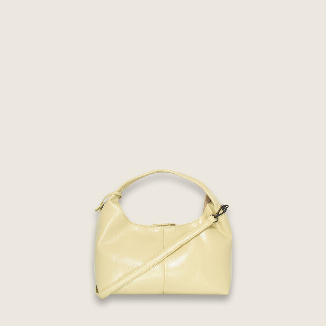 Crinkle hobo handbag ( Licht geel )