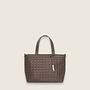 Woven shopper ( Donker bruin )