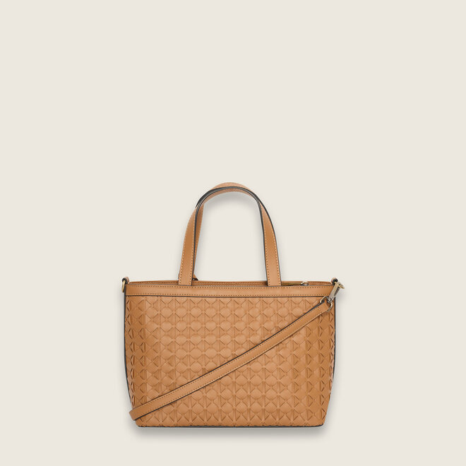 Woven shopper (Camel)
