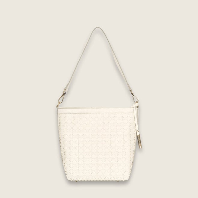 Woven bucket (White)