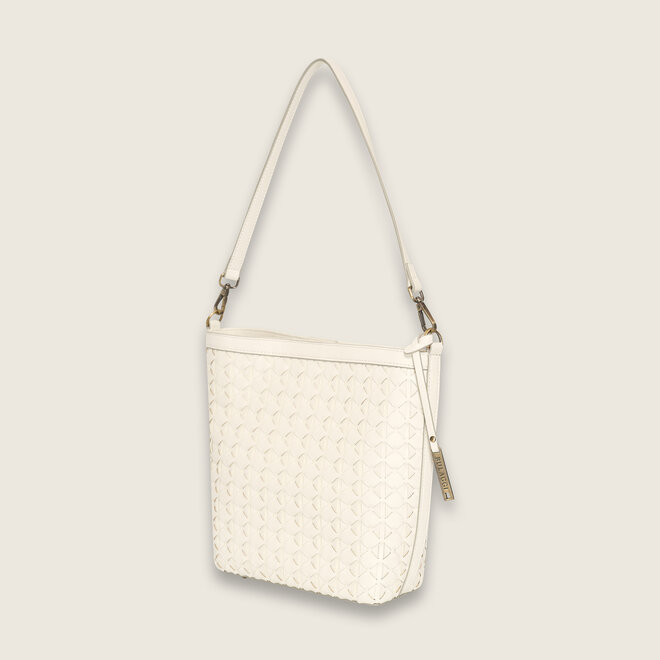 Woven bucket (White)