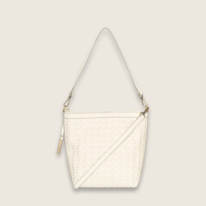Woven bucket (White)