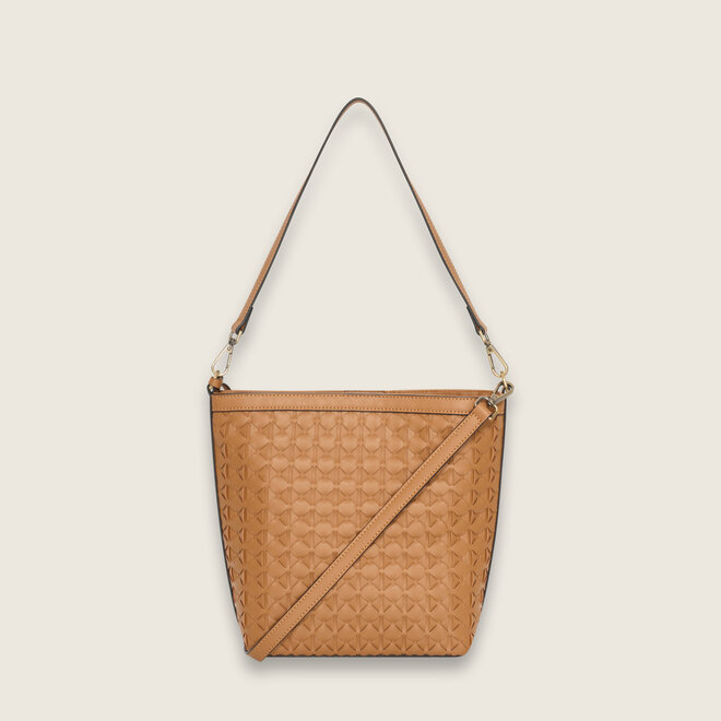 Woven bucket ( Camel )