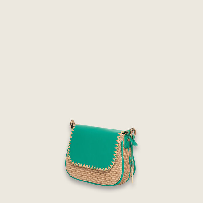Mathilda saddlebag (Emerald green)