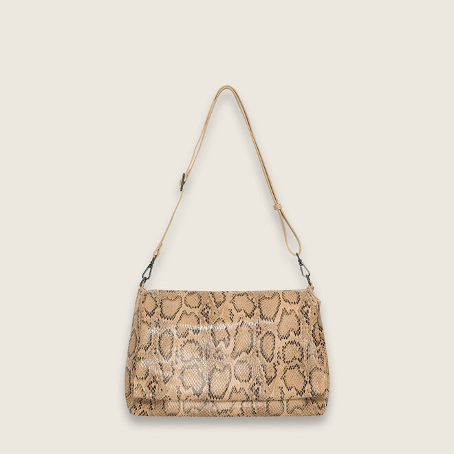 Snake messenger bag ( Biscuit )