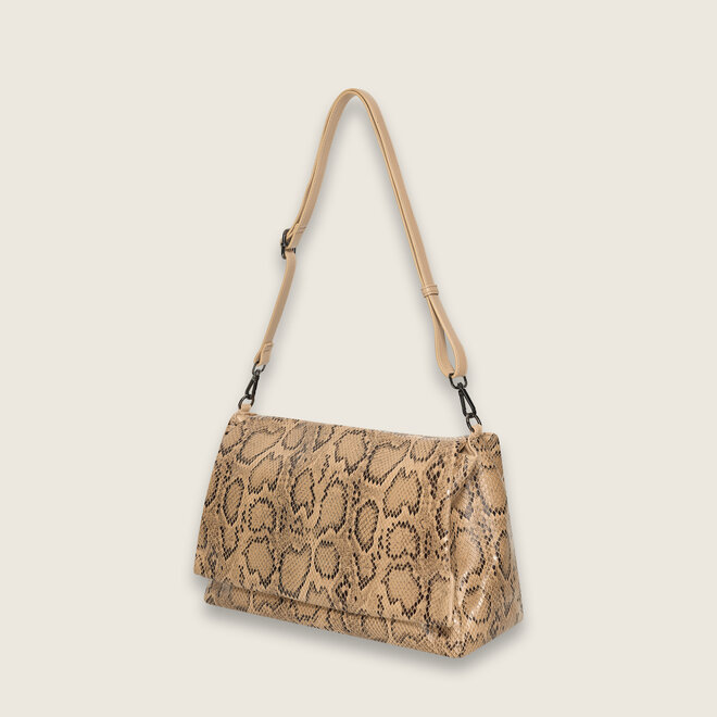 Snake messenger bag ( Biscuit )