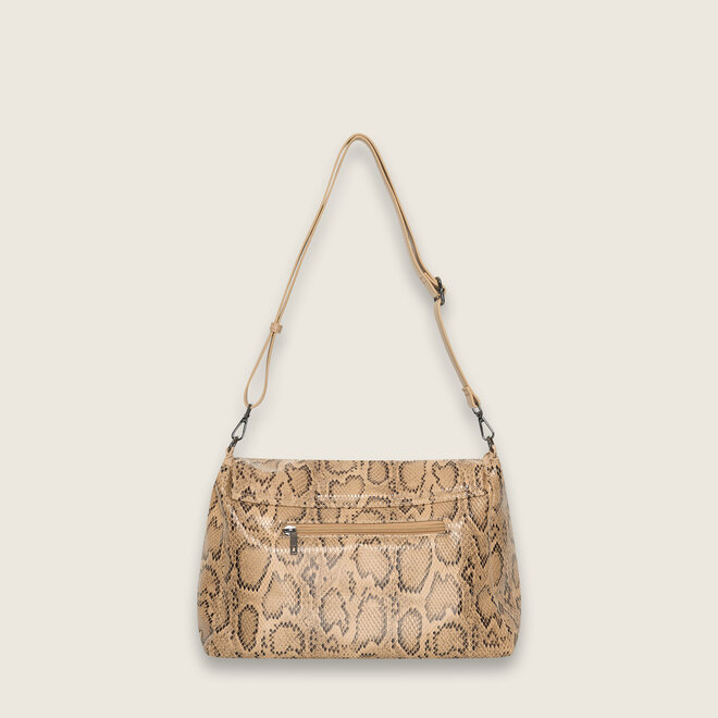 Snake messenger bag ( Biscuit )
