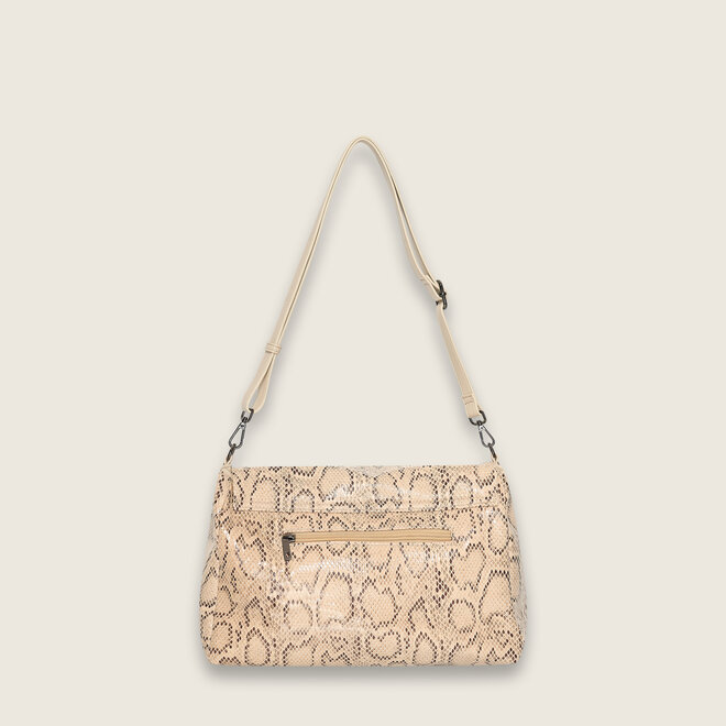 Snake messenger bag (Cream)