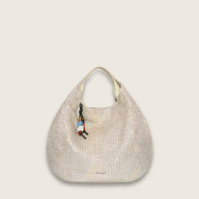 Wave XL hobo hobo ( Zilver )