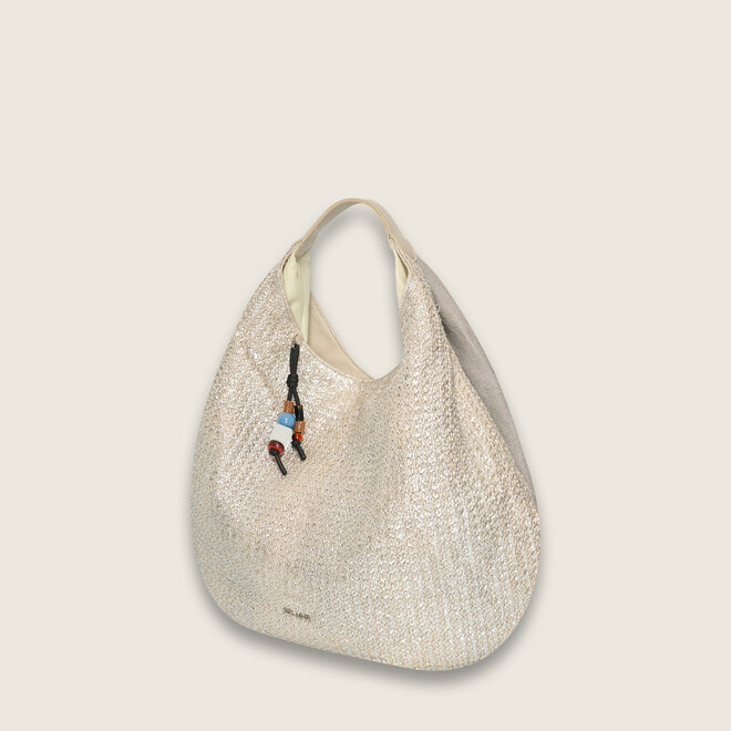 Wave XL hobo hobo ( Zilver )