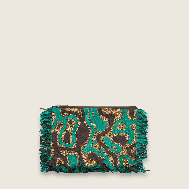 Rafi clutch ( Donker bruin )
