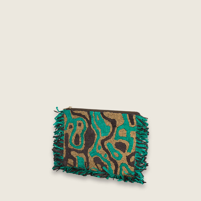 Rafi clutch ( Donker bruin )