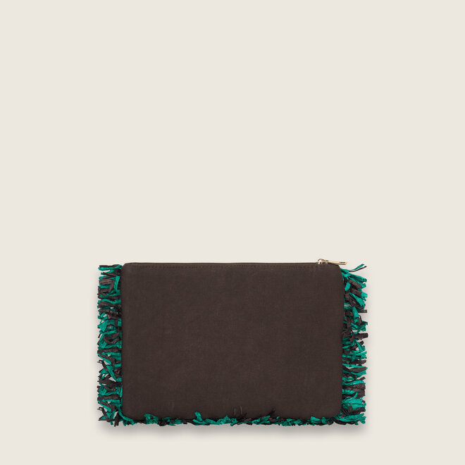 Rafi clutch (Dark brown)