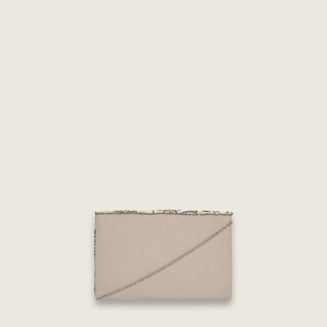 Flowers clutch ( Creme )